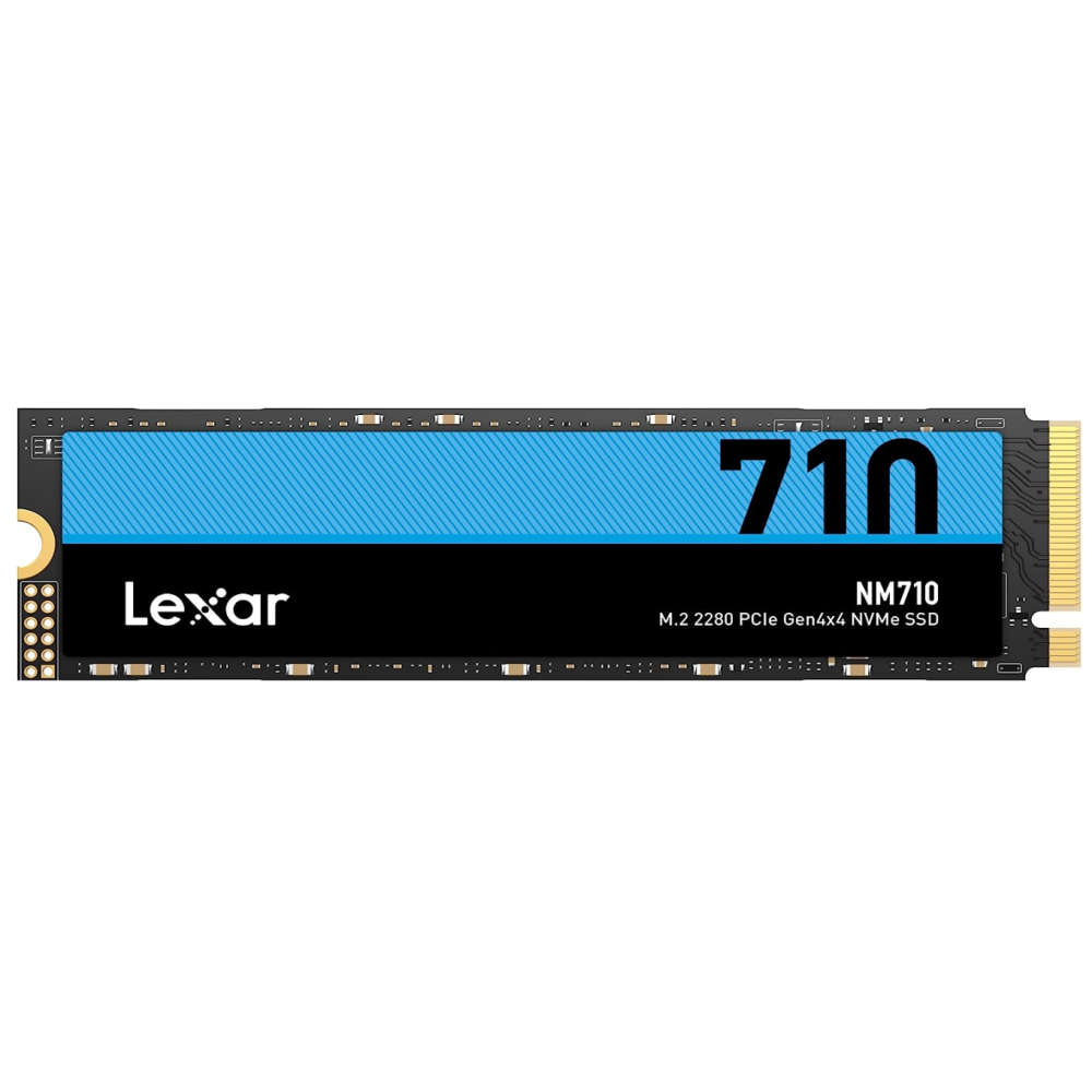 Lexar 1 TB NM710 SSD PCIe Gen4 NVMe M.2 2280 Dahili Katı Hal Sürücüsü, 5000/4500 MB/sn'ye kadar Okuma/Yazma (LNM710X001T-RNNNU)