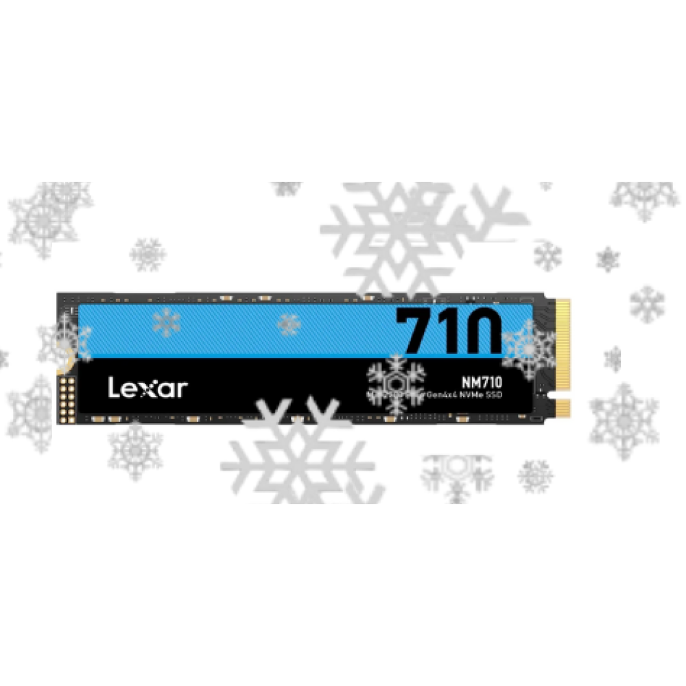 Lexar 1 TB NM710 SSD PCIe Gen4 NVMe M.2 2280 Dahili Katı Hal Sürücüsü, 5000/4500 MB/sn'ye kadar Okuma/Yazma (LNM710X001T-RNNNU)